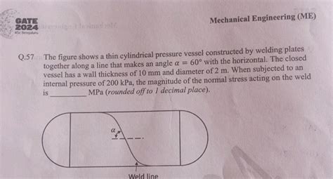 A cylindrical pressure vessel is constructed fr .